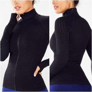 Fabletics Delta Seamless Zip-Up Size L